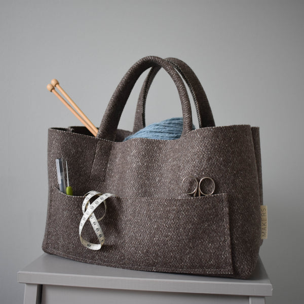 Stanningley - Handmade 100% Wool Project Bag