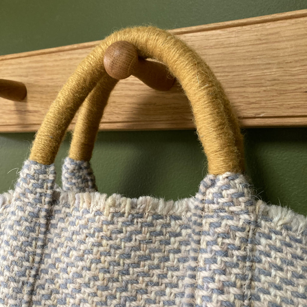 Milnsbridge Alice - Handmade Woollen Bag - Blue