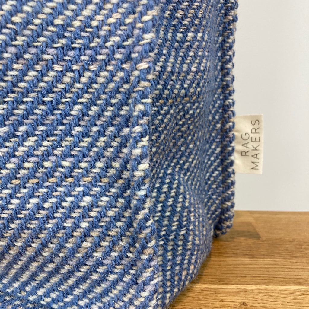 Milnsbridge Edith - Handmade Woollen Bag - Blue