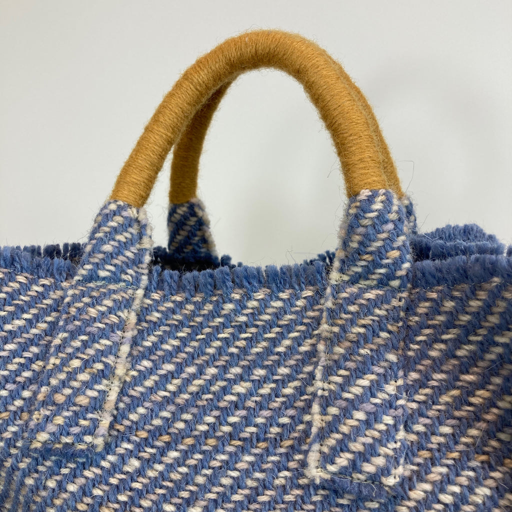Milnsbridge Edith - Handmade Woollen Bag - Blue
