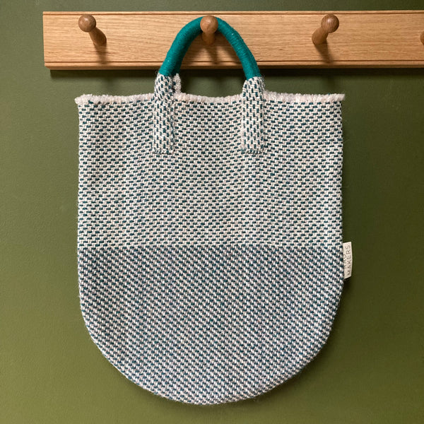 Milnsbridge Martha - Handmade Woollen Bag - Teal