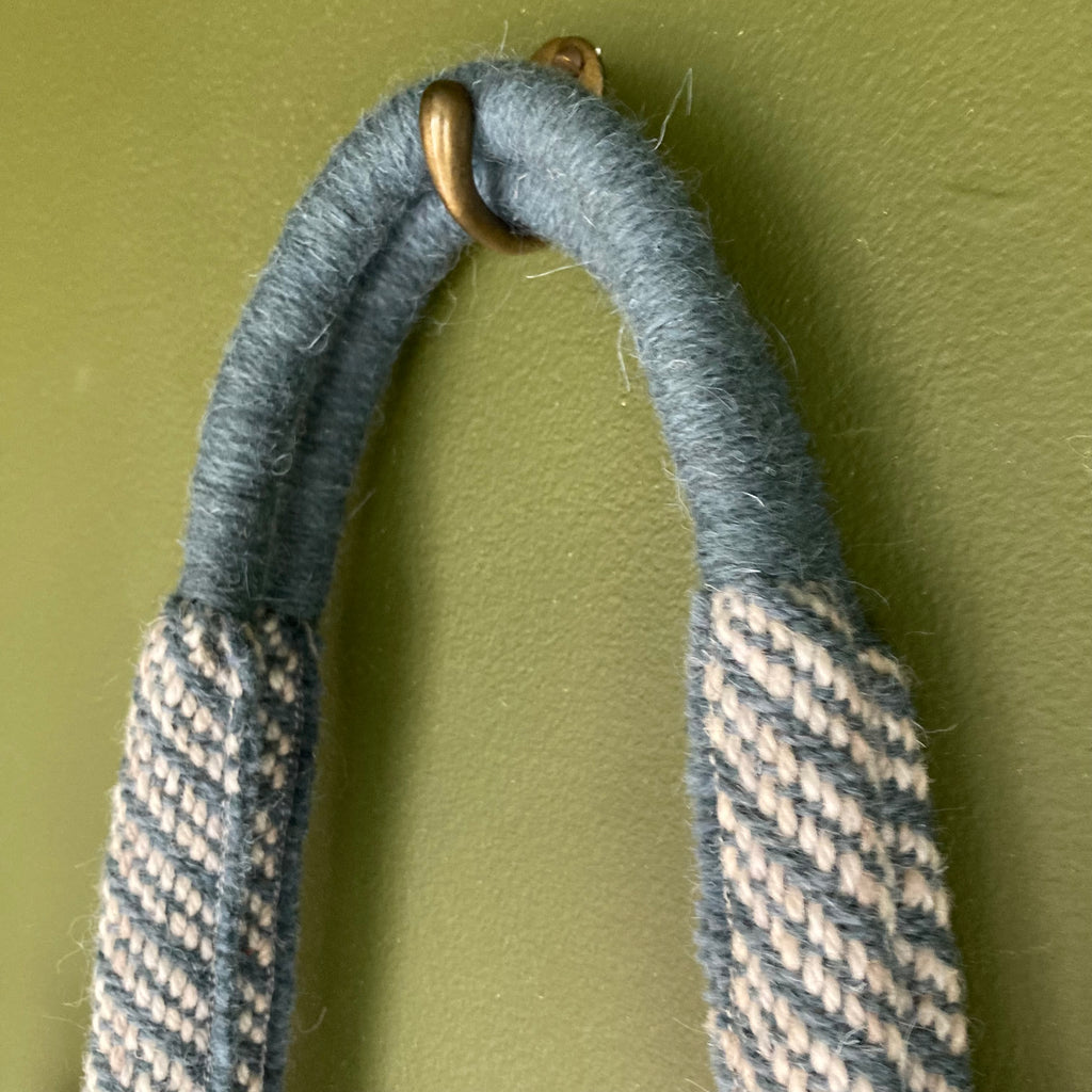 Milnsbridge Long Martha - Handmade Woollen Bag - Teal