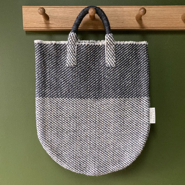 Milnsbridge Martha - Handmade Woollen Bag - Greys