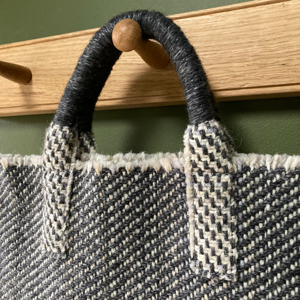 Milnsbridge Martha - Handmade Woollen Bag - Greys