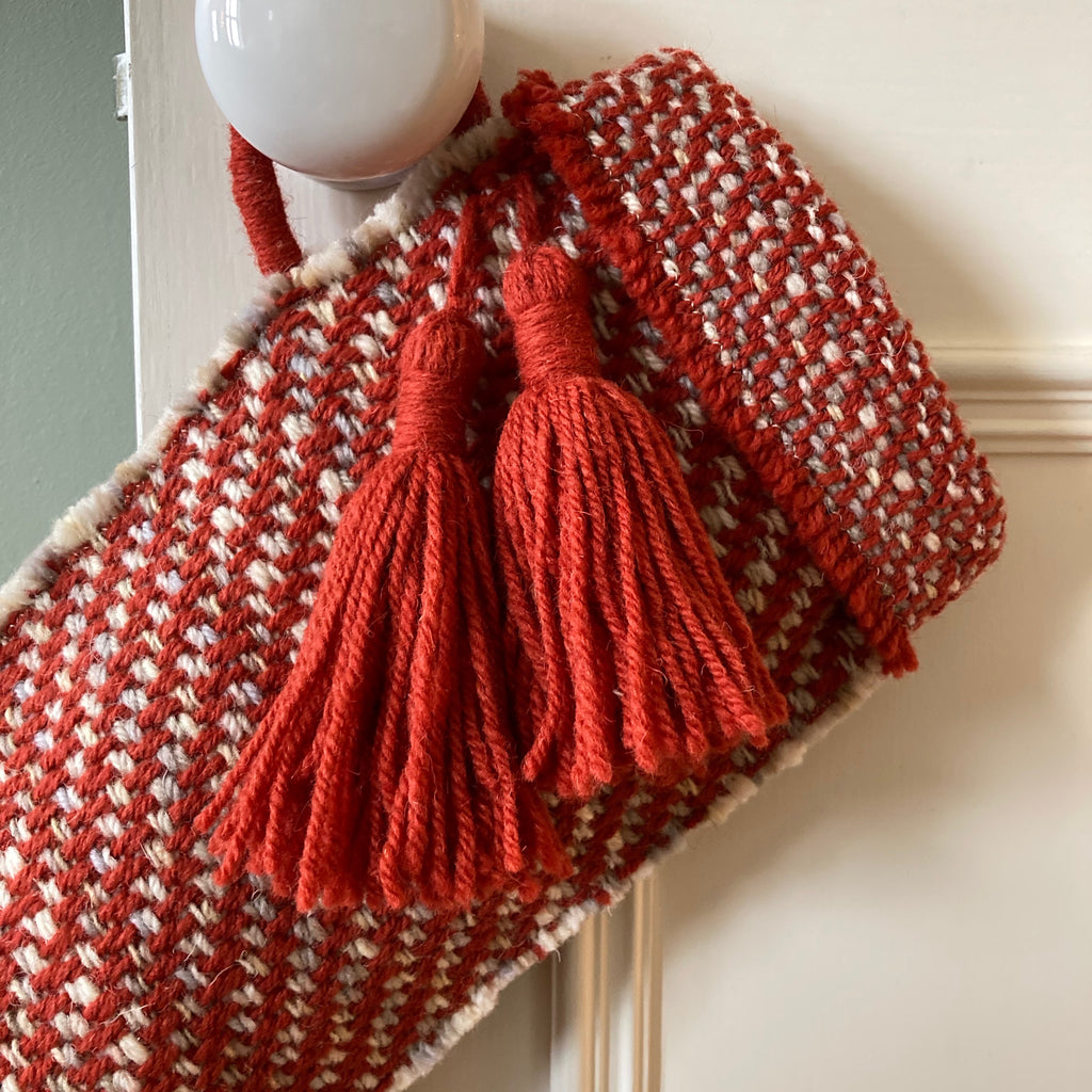 Milnsbridge Handmade Woollen Christmas Stocking - Red